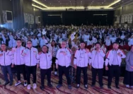 Relawan Ahmad Ali Centre (AAC) mendeklarasikan kembali organisasi tersebut sebagai wadah kemanusiaan yang independen di Hotel Best Western Plus Coco Palu, Jumat (17/7/2026).
