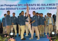 kepengurusan DPC Gekrafs Donggala periode 2026–2029 dipimpin Rehstaat H. Pelu sebagai ketua, didampingi Kamilsa sebagai sekretaris dan Dian Nur sebagai bendahara.