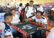 Komandan Korem 132/Tadulako Brigjen TNI Suntara Wisnu Budi H. membuka Open Tournament Domino Orado 101 Piala Panglima TNI Tahun 2026 di GOR Madani, Kota Palu, Sabtu (26/9/2026).